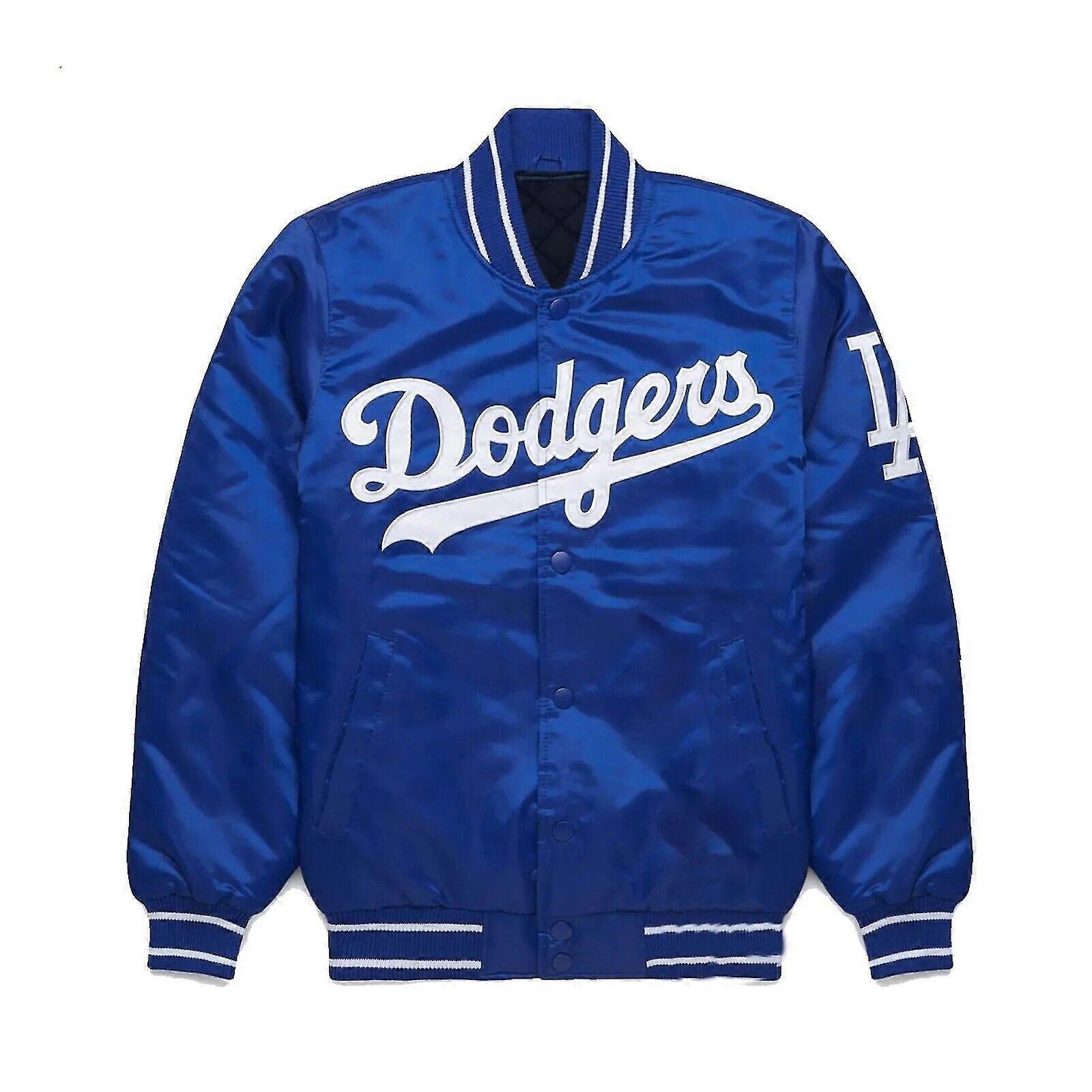Satin Bomber Style Varsity Jacket-017