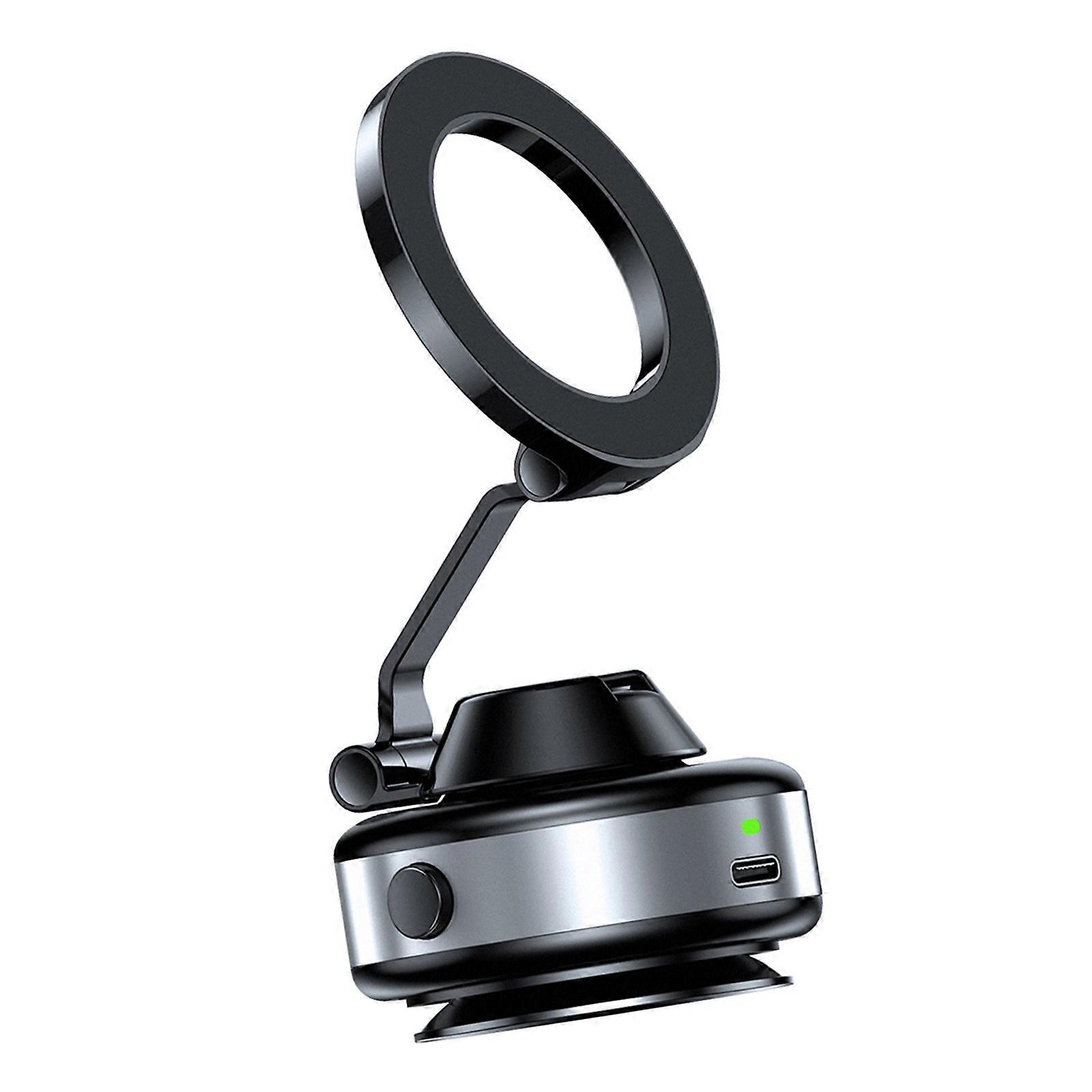 Car Mount Bracket Rack 360 Degree Rotation Nonslip Adjustable Windshield Dashboard Stand for Phone Navigation Travel Use  Silver