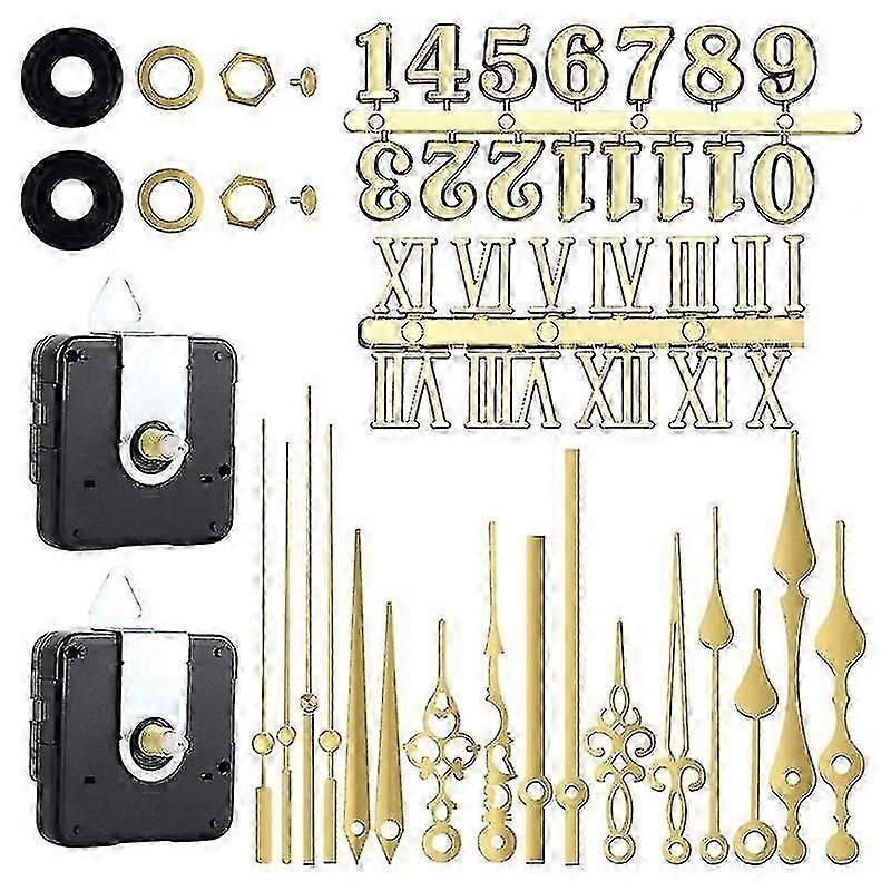 Clock Mechanism Silent Quartz Movement Machine Wall Hands Pointer Set for Replacing Clock