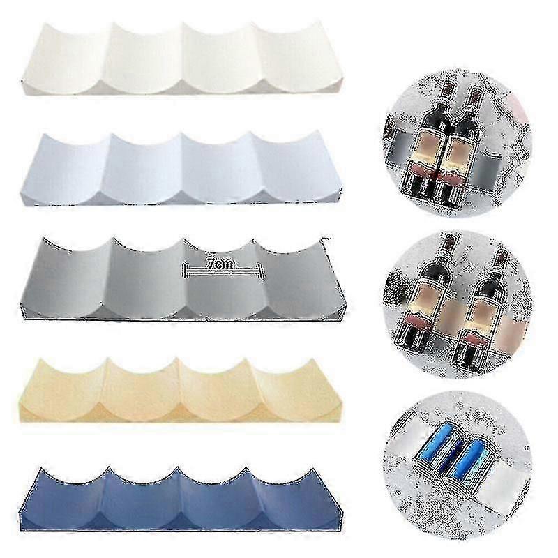 Fridge Organiser Wine Beer Stacking Bottle Rack Kitchen Space Saving Can Holder