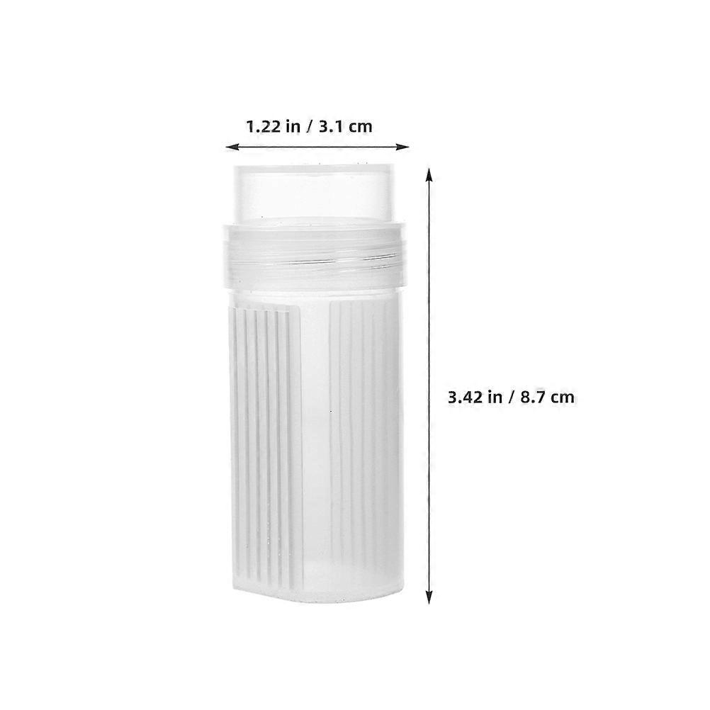 2pcs High Transparency Staining Jar with 5 Slide Staining Rack Staining Tank Plastic Staining Jar with Lid for Laboratory Medicine Chemistry Use