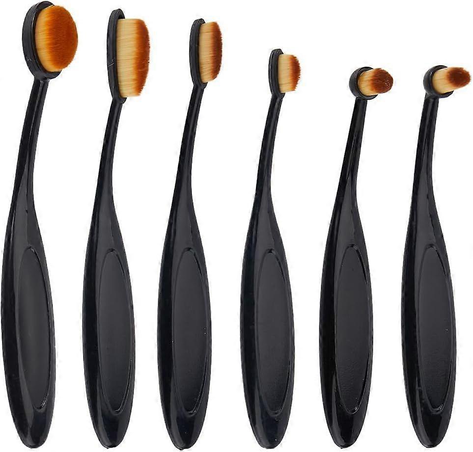 6 Styles Ink Blending Brushes Plastic Blender Brush Set Artist Tool Paper Background Drawing Brush Set for Card Making Crafts Painting Drawing Stamp S