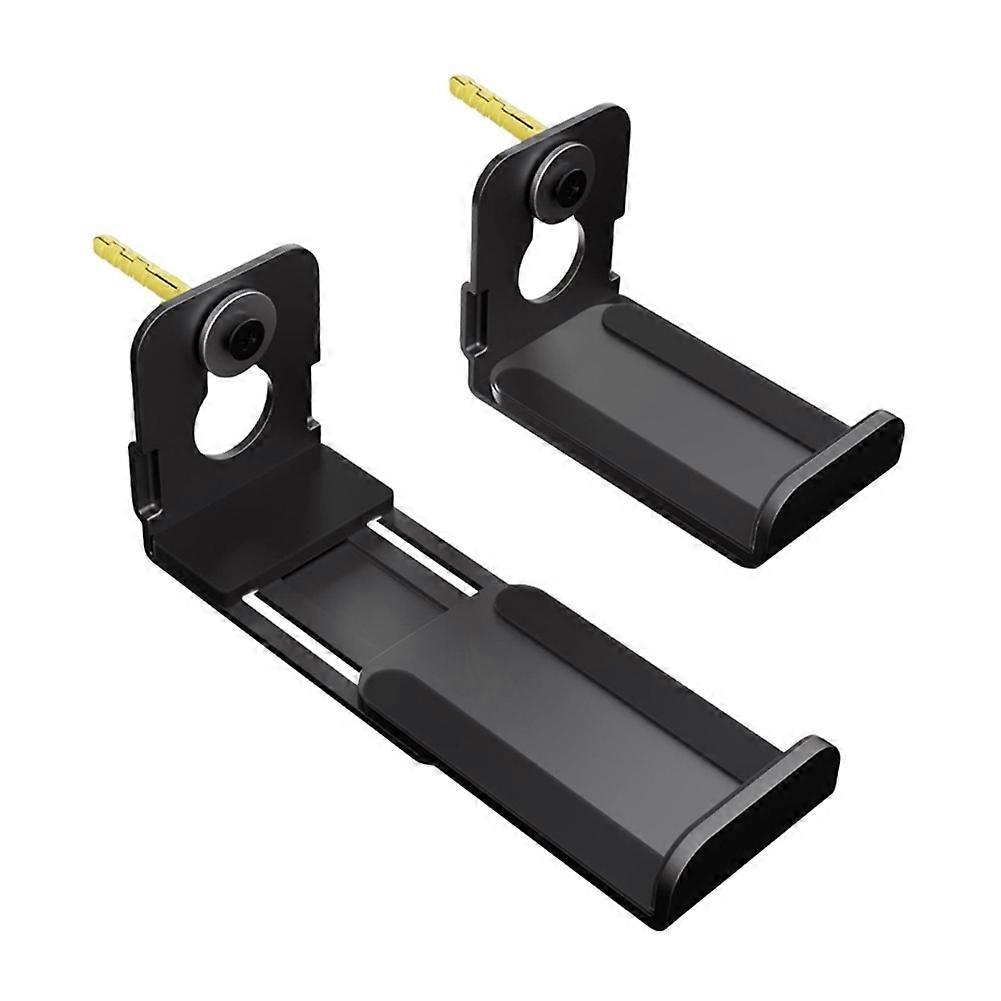 2PCS Speaker Wall Mount Floating Rack for Heavy Duty Center Channel,Surround Sound Enhancements Speaker Hangers Holder
