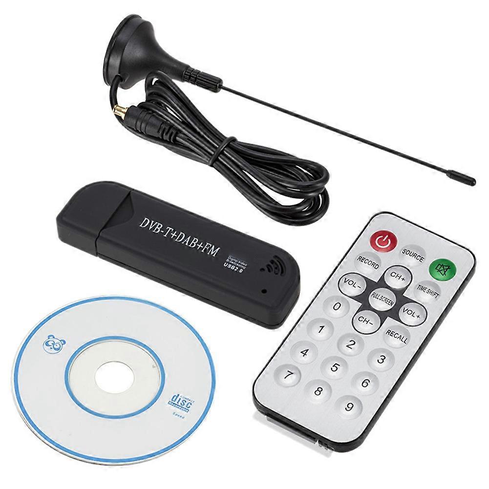 USB2.0 FM SDR Dongle Digital TV Tuner Stick Receiver for Real-Time Recording and Playback