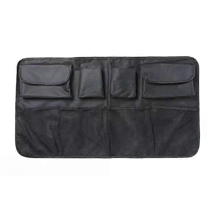 Universal Car Trunk Organizer Adjustable Backseat Storage Bag Net High Capacity Multi-use Oxford Automobile Seat Back Organizers