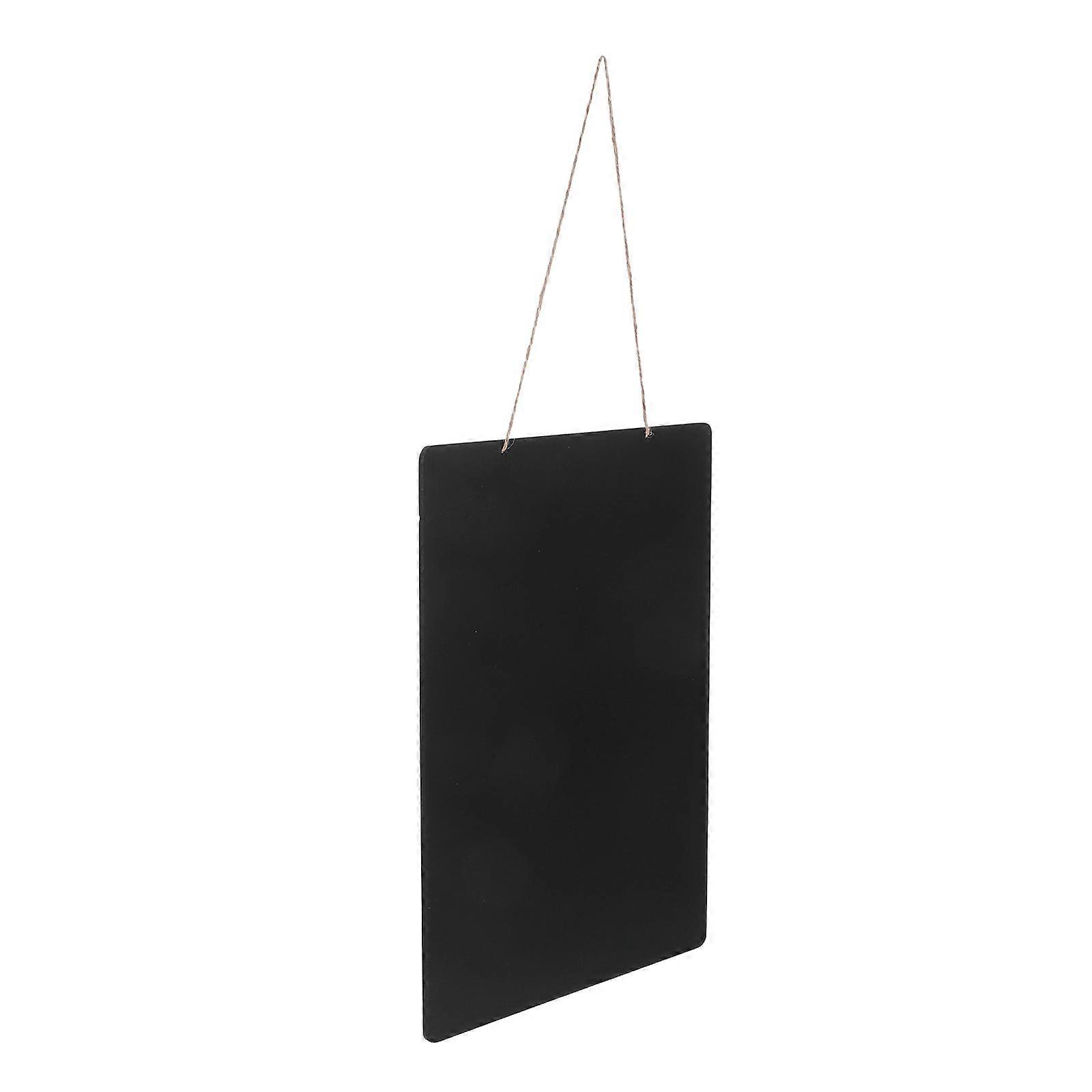 Black Chalkboard Double Sided Hanging Chalkboard for Creative Writing