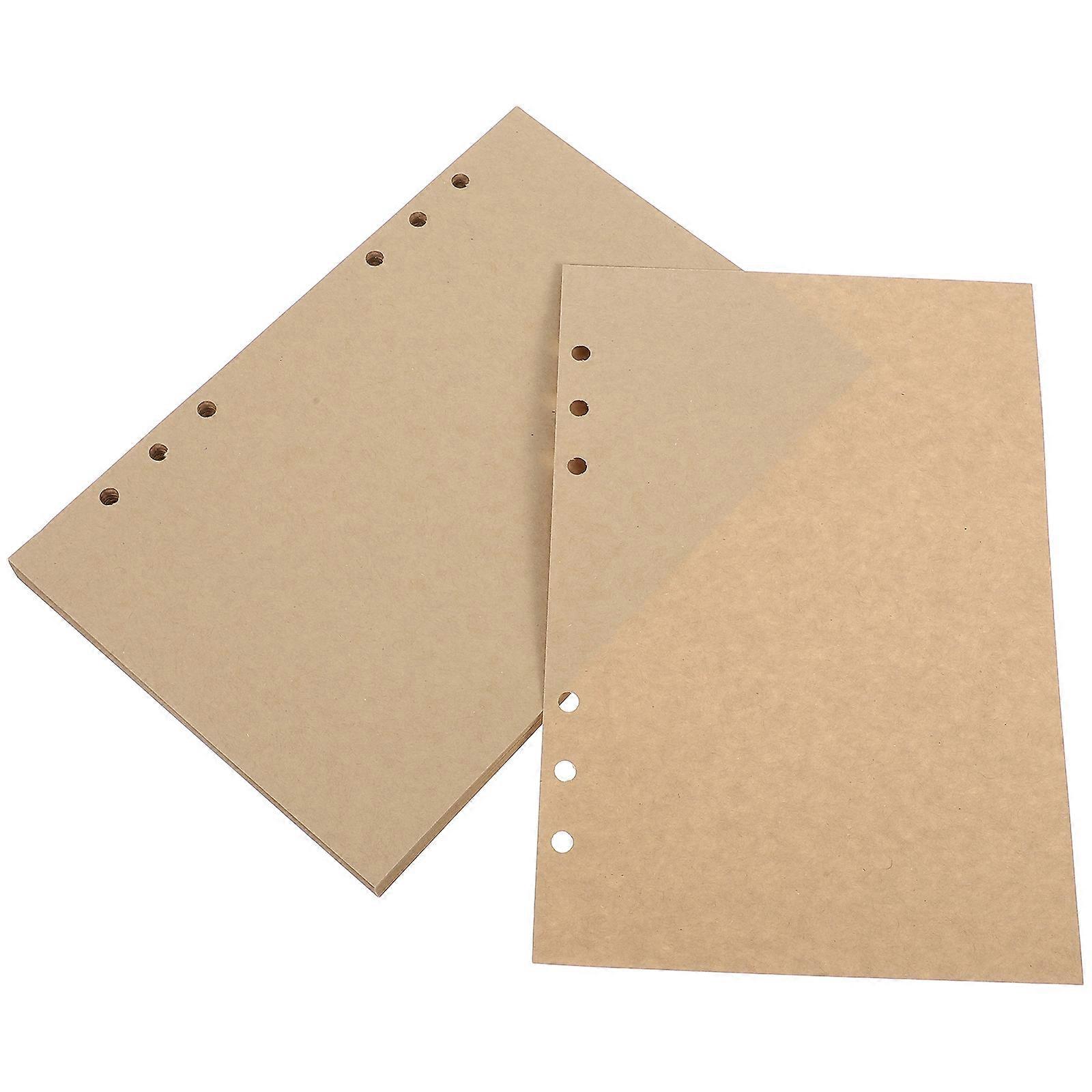 45 Sheets Chocolate Loose Leaf Paper Inserts for Ring Binder Notebook