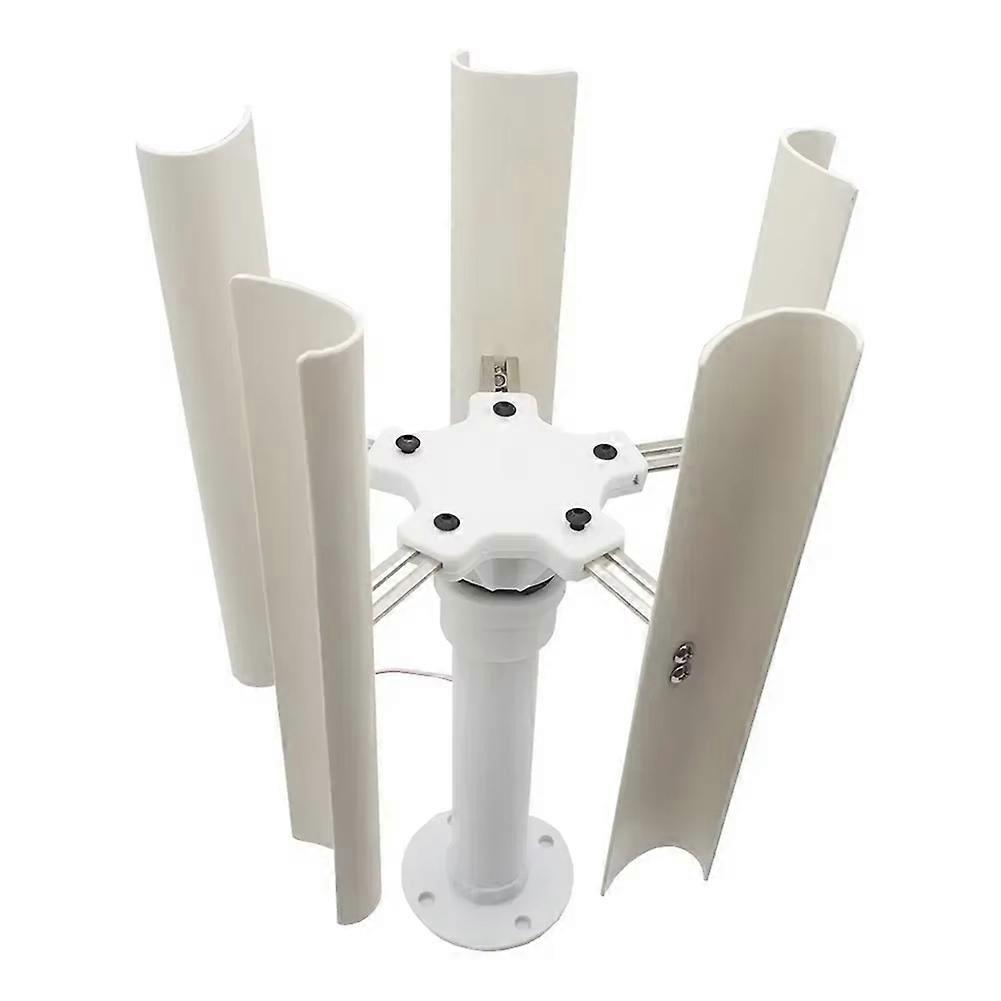 20W Vertical Wind Turbine Model DIY 5 Blades Three Phase Permanent Magnet Brushless Generator Low Speed Windmill