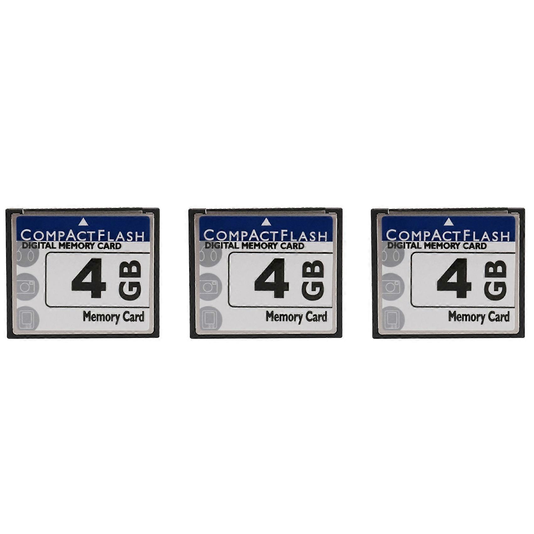 3X Professional 4GB Compact Flash Memory Card(White&Blue)