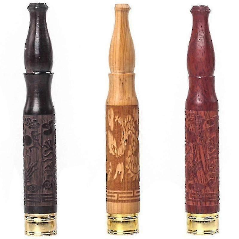 2pcs solid wood cigarette holder for thick and thin smoke