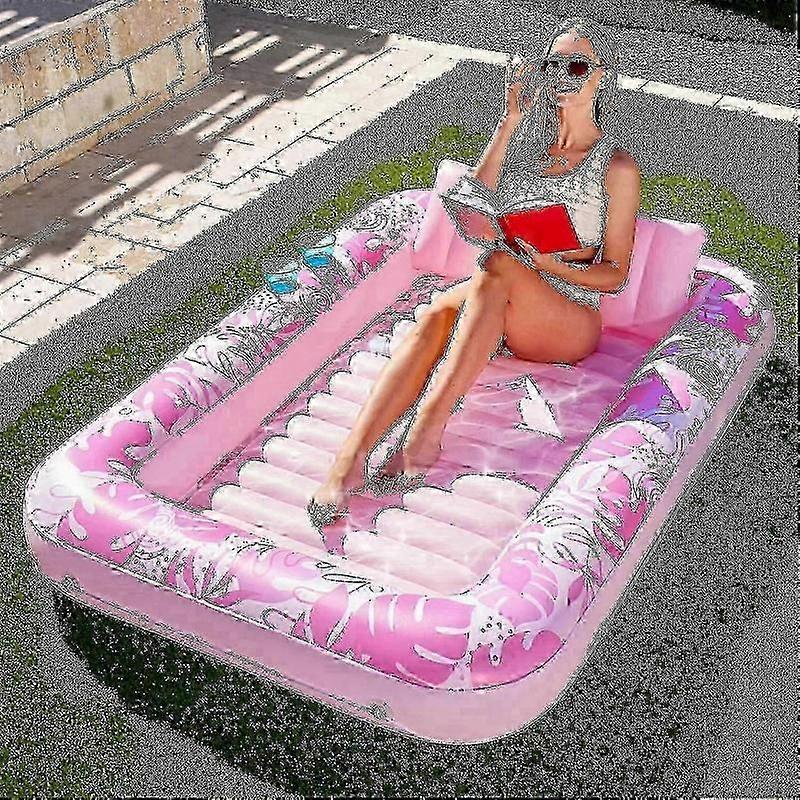 Tanning lounger float inflatable 70 x 46
