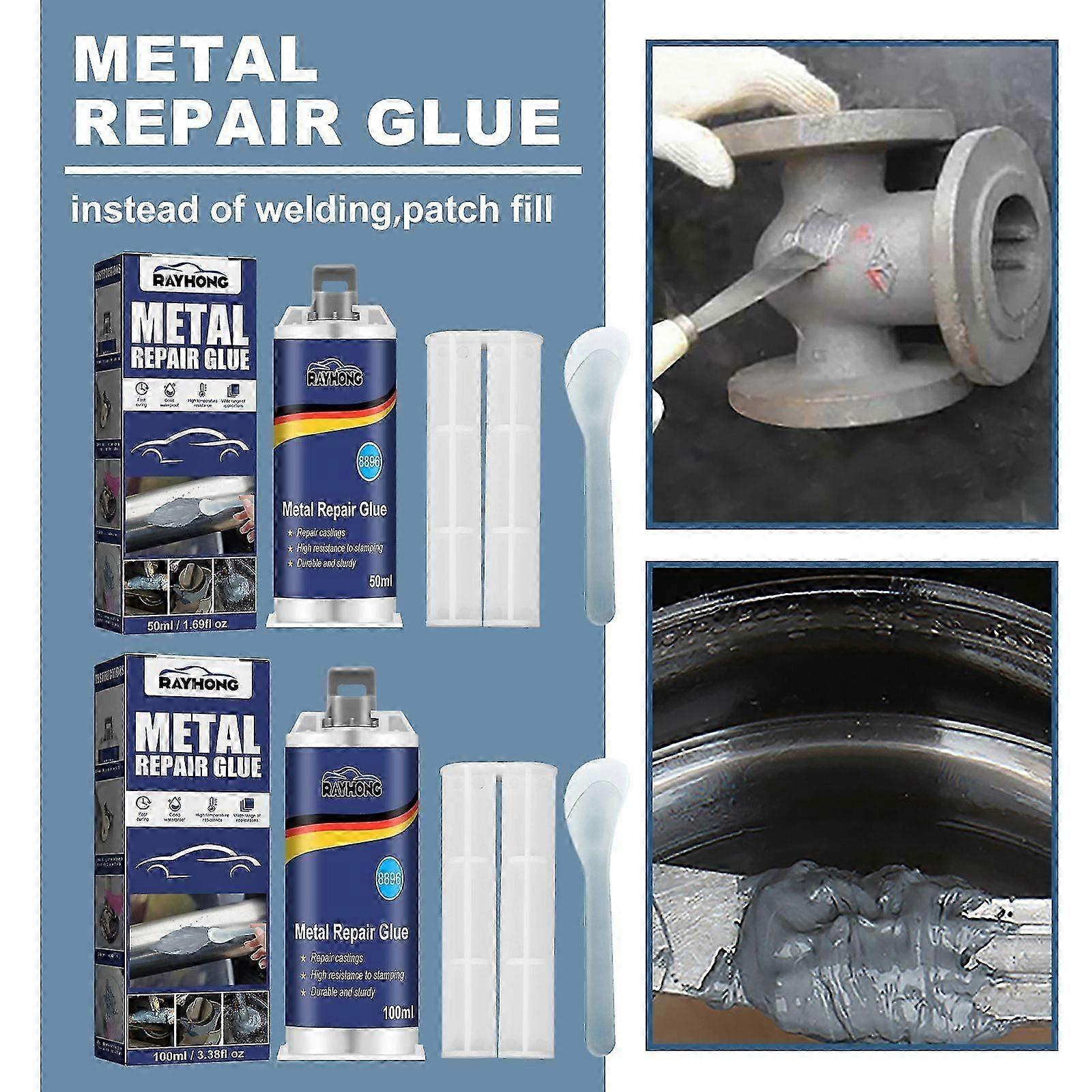 metal casting glue contains additives, epoxy curing agents