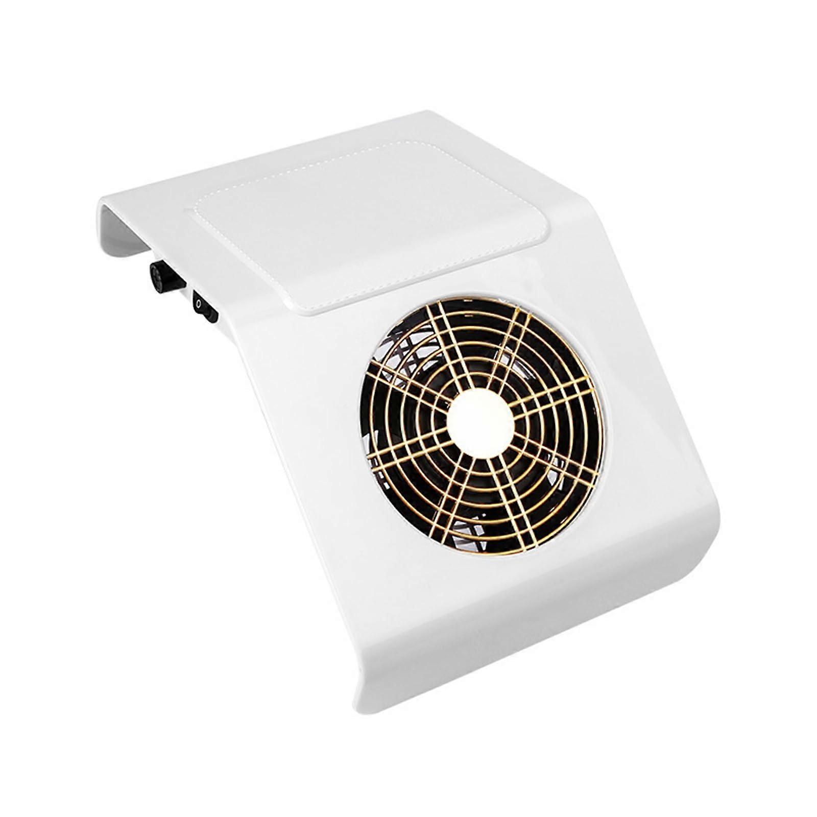 48W Nail Dust Collector with Comfortable Hand Pillow, Low Noise, Replaceable Bag for Home Salon