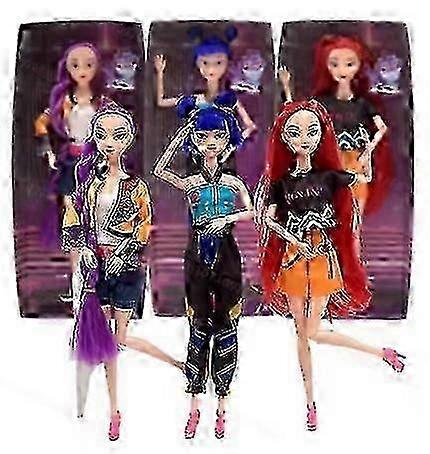 3 × 30 سم دمى فتيات صائدات الشياطين من كيبوب، دمى رومي ميرا زوي، هدية عيد ميلاد