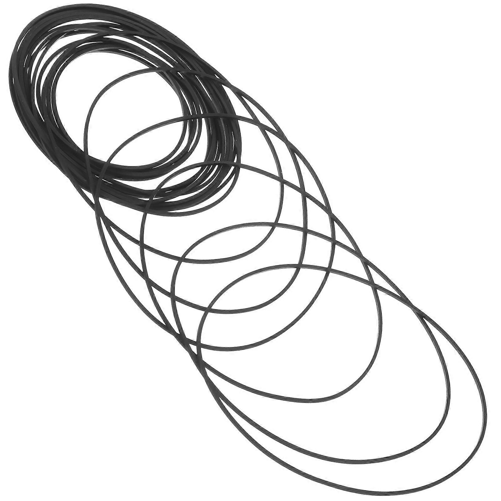 Recorder Rubber Belts Cassette Player Belts Replacement 40Pcs Pack