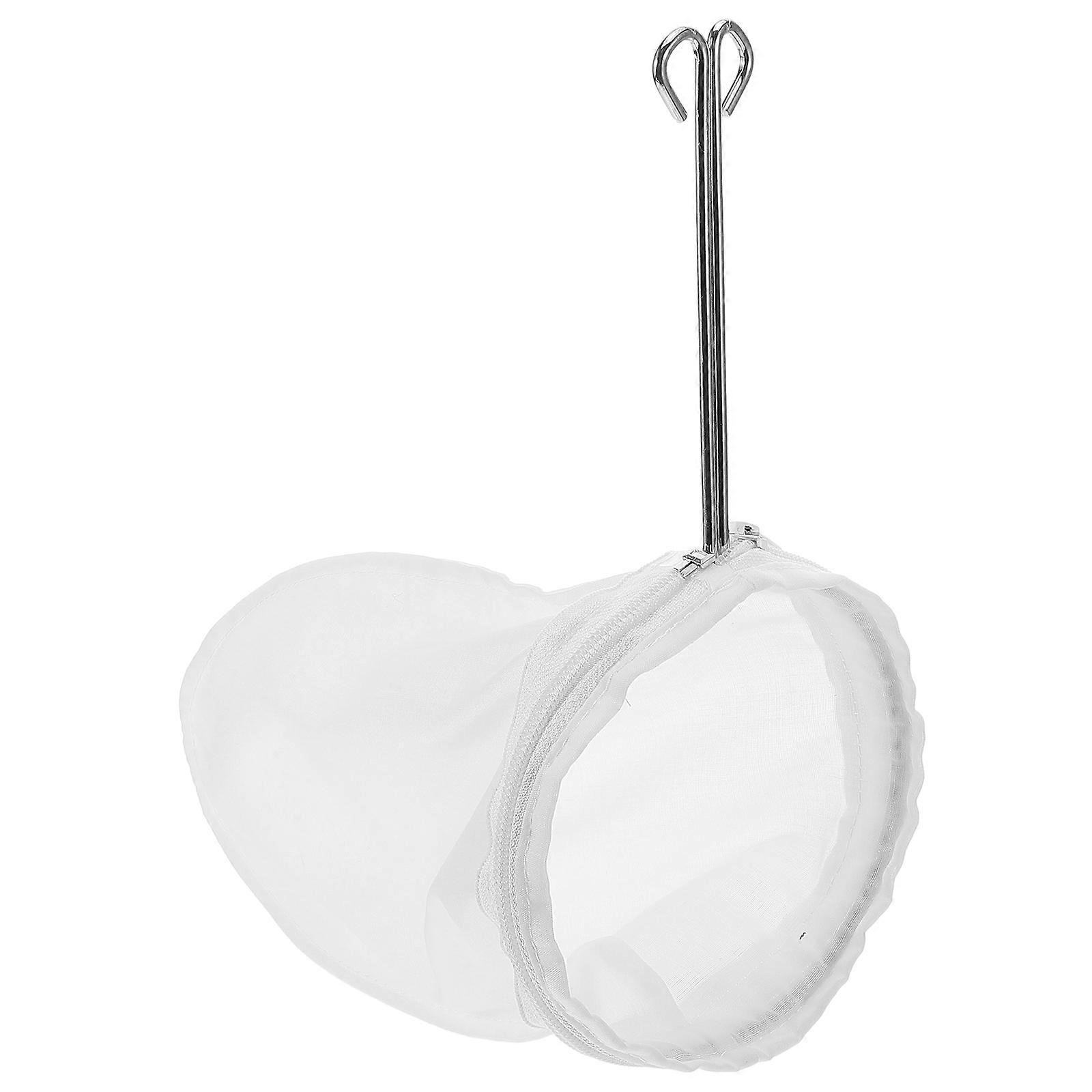 Coffee Strainer Bag for Filter 1Set Fine Mesh Reusable with Steel Handle