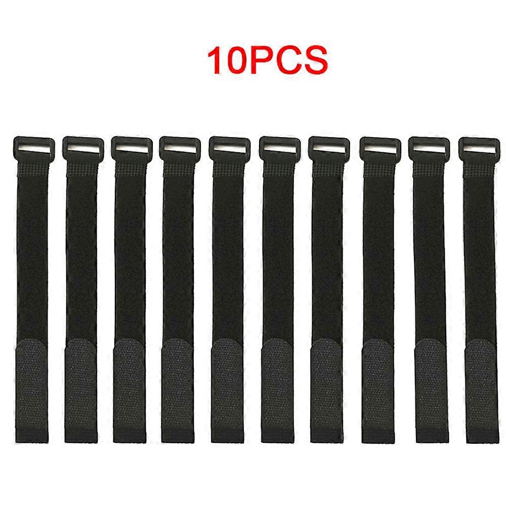 10Pcs/Pack Cable Ties Straps Sticks Fastening Securing Wire Cord Organizer Fastener Reusable Hook and Loop Magic Tape