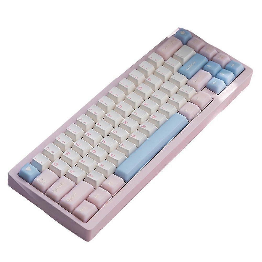 164 Keys Cherry Profile Keycaps Set for Mechanical Keyboards, Double Shot PBT+PC
