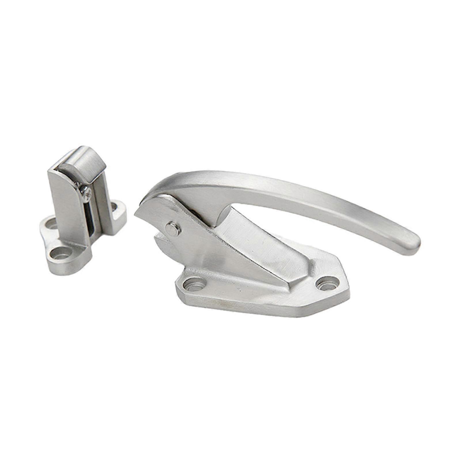 Stainless Steel Flush Mount Latch for Secure Oven Door and WalkIn Freezer Handle, 4.3cm