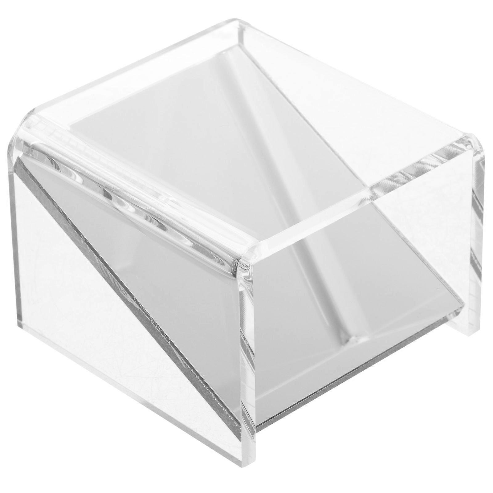 Transparent Acrylic Display Stand for Storage Mirror Showcase Holder