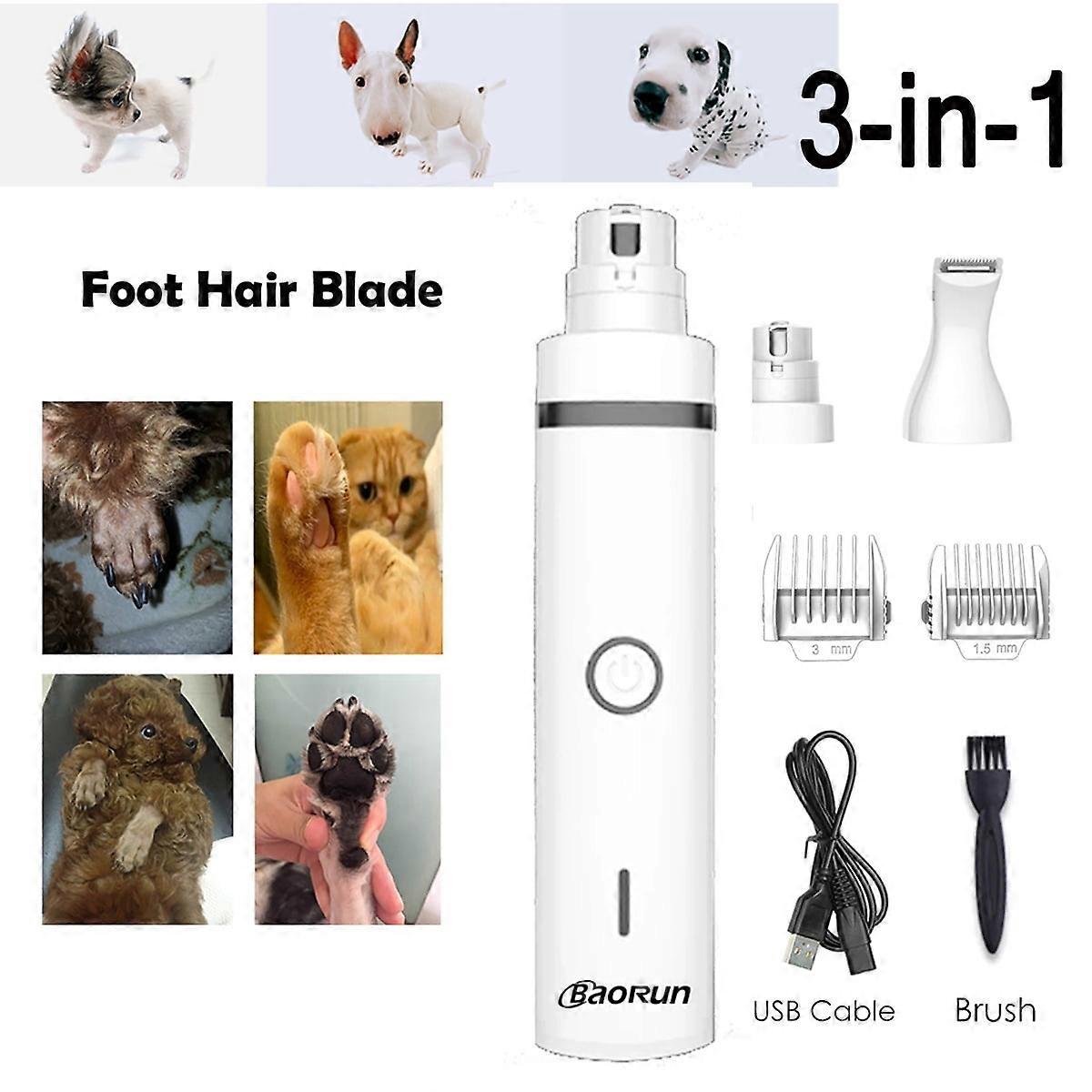 3-In-1 Pet Multi-Function Clipper Pet Dog Cat Hair Trimmer*