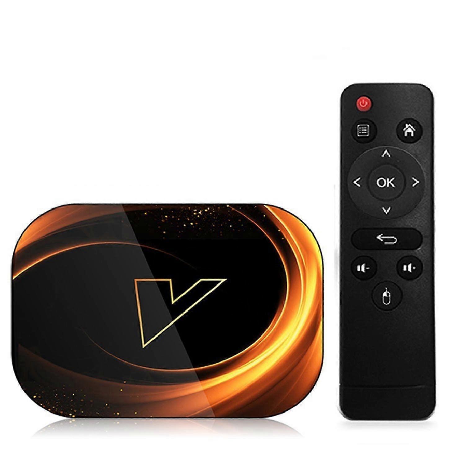 Android 9.0 TV Box X3 4GB RAM 128GB Storage Amlogic S905X3 Quad-Core 8K Ultra HD Dual Band Wifi BT 4.0 Set Top Box