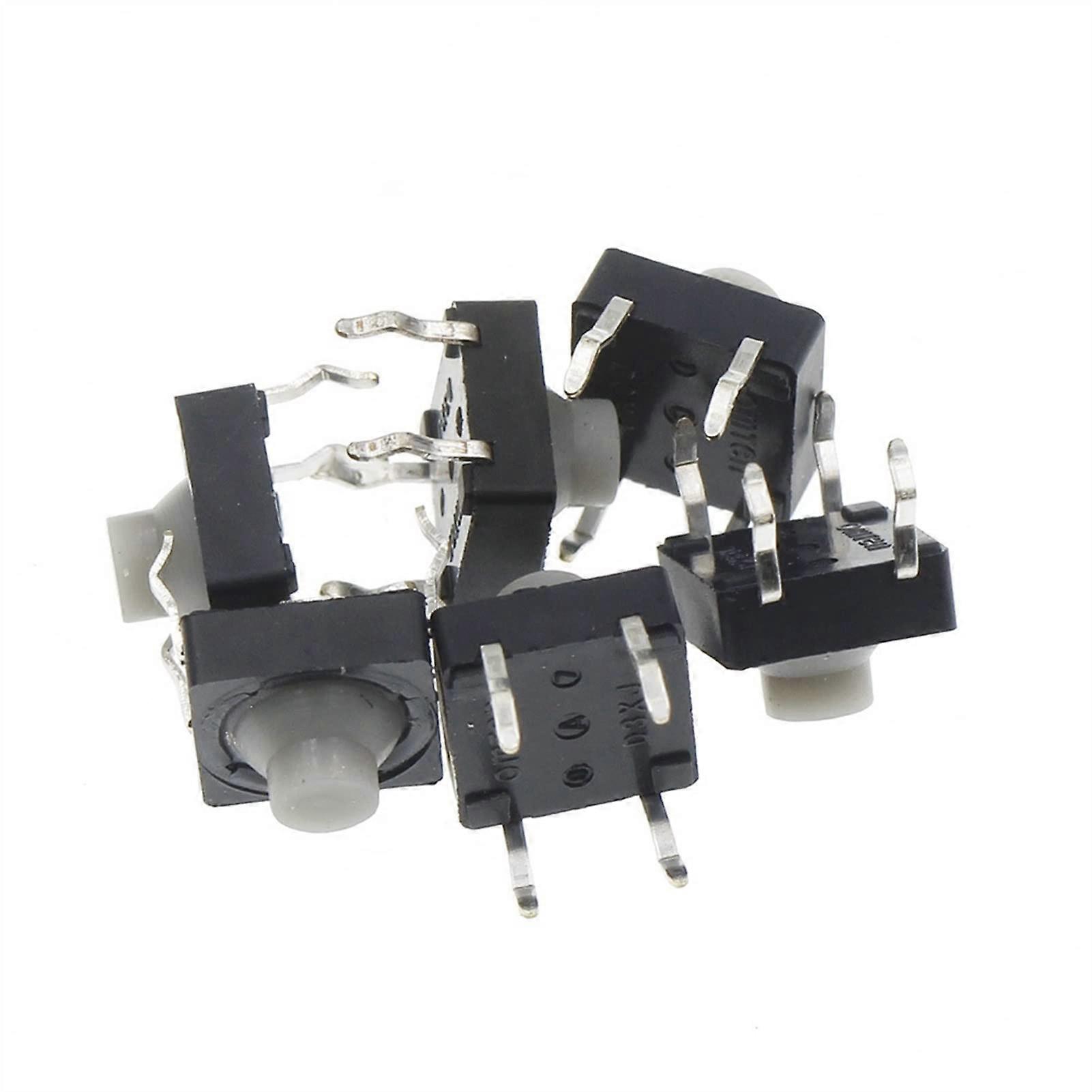 Tactile Switches Rocker Switch 20PCS 8x8x5MM 4 Pins Conductive Silicone Soundless Push Button Micro Switch Self-Reset