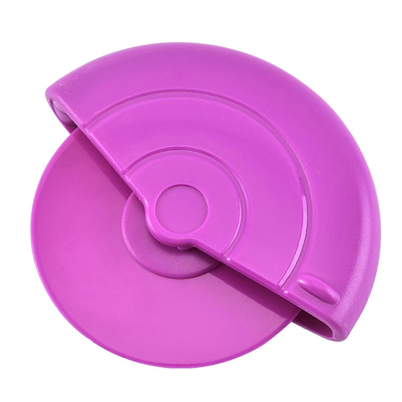 Labor-saving Anti-shock Rolling Dough Cutter Plastic Pizza Scraper Wheel Roller Cutter Kitchen Gadget