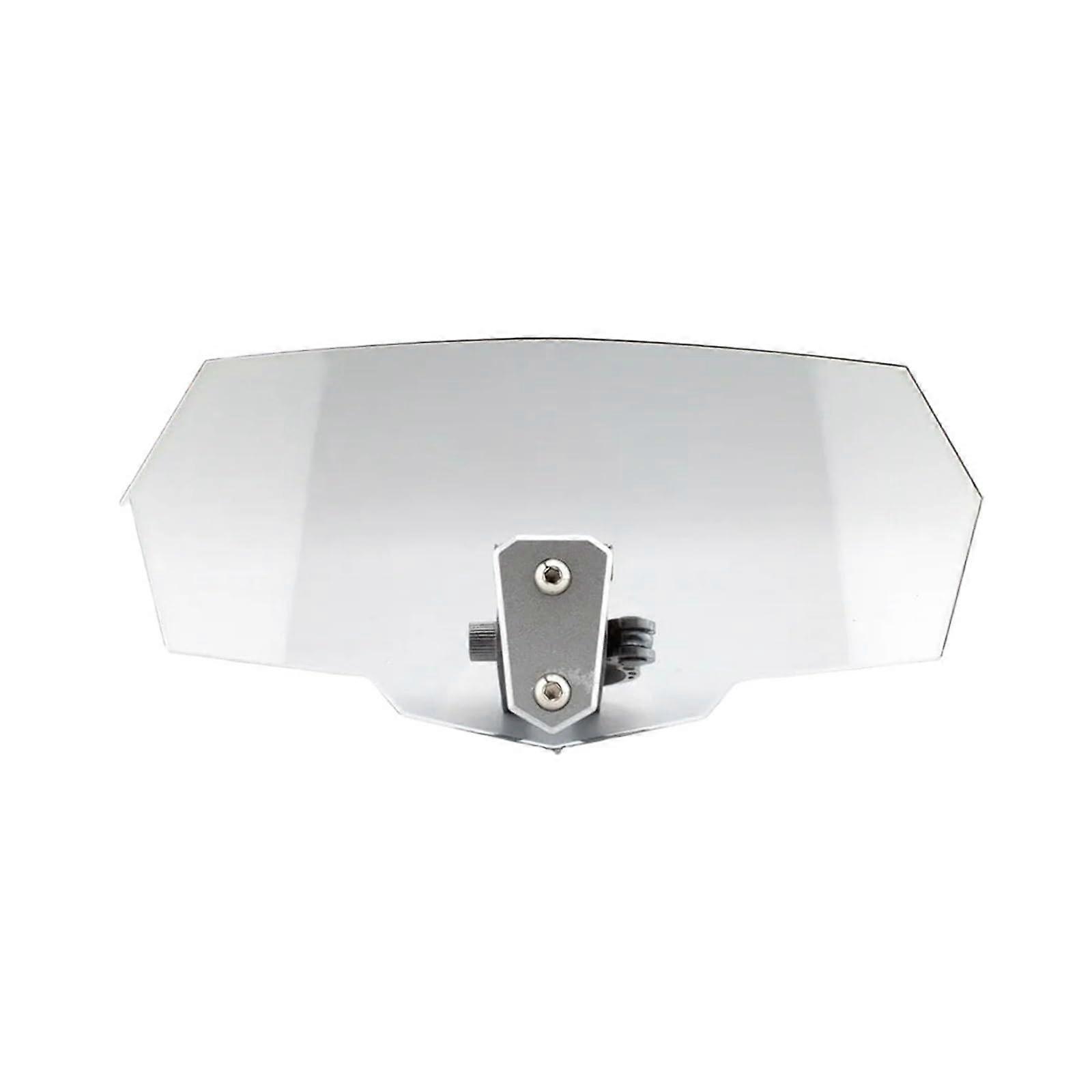 Motorcycle Windshield Extension Adjustable Windscreen Deflector for DUCATI Benelli AGrey