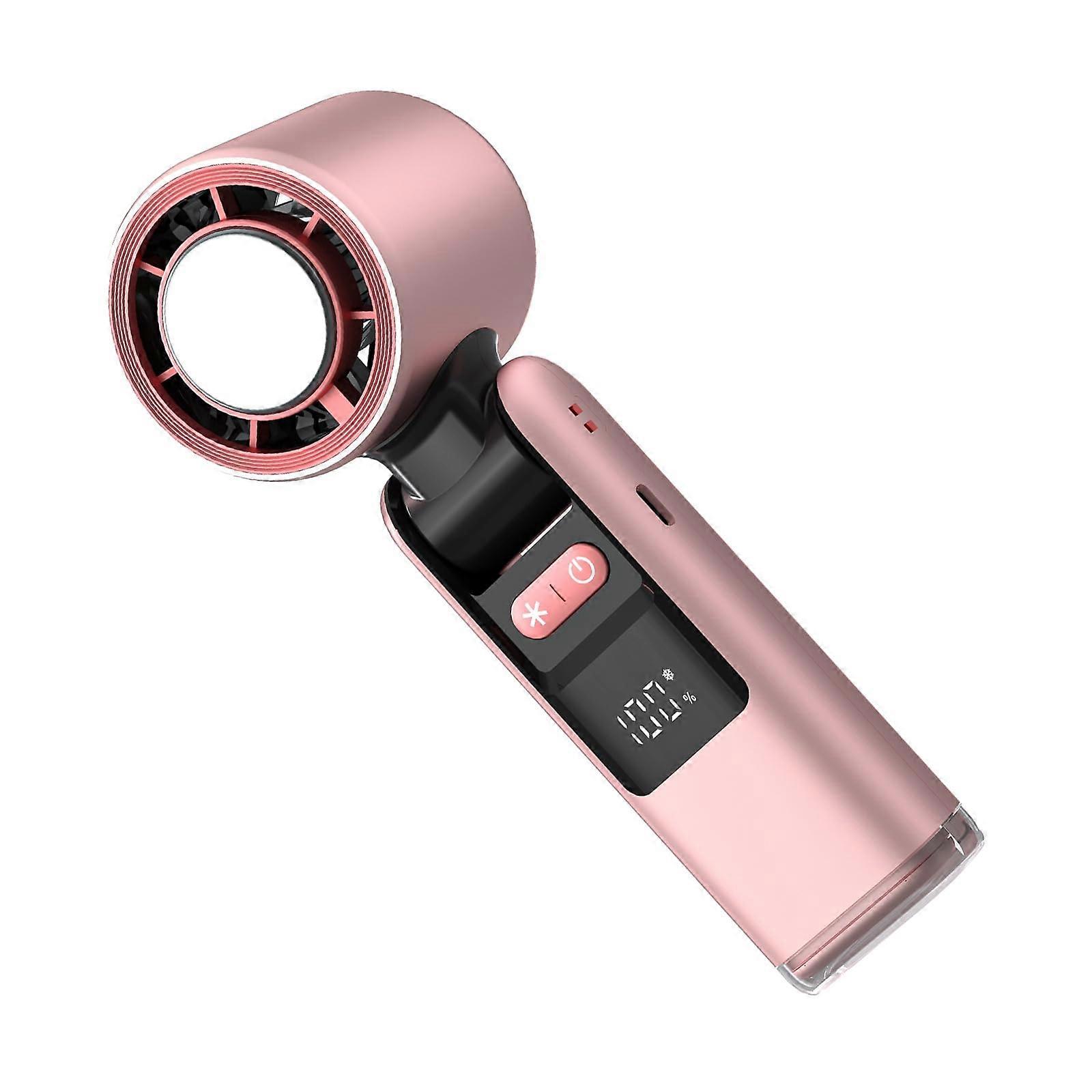 Portable Handheld Fan Rechargeable Battery Speed Cooling Foldable Design for Travel Camping