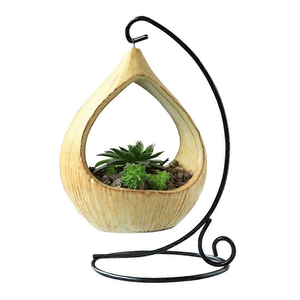 Hanging Flowerpot Ceramic Plant Container for Plants Decorative