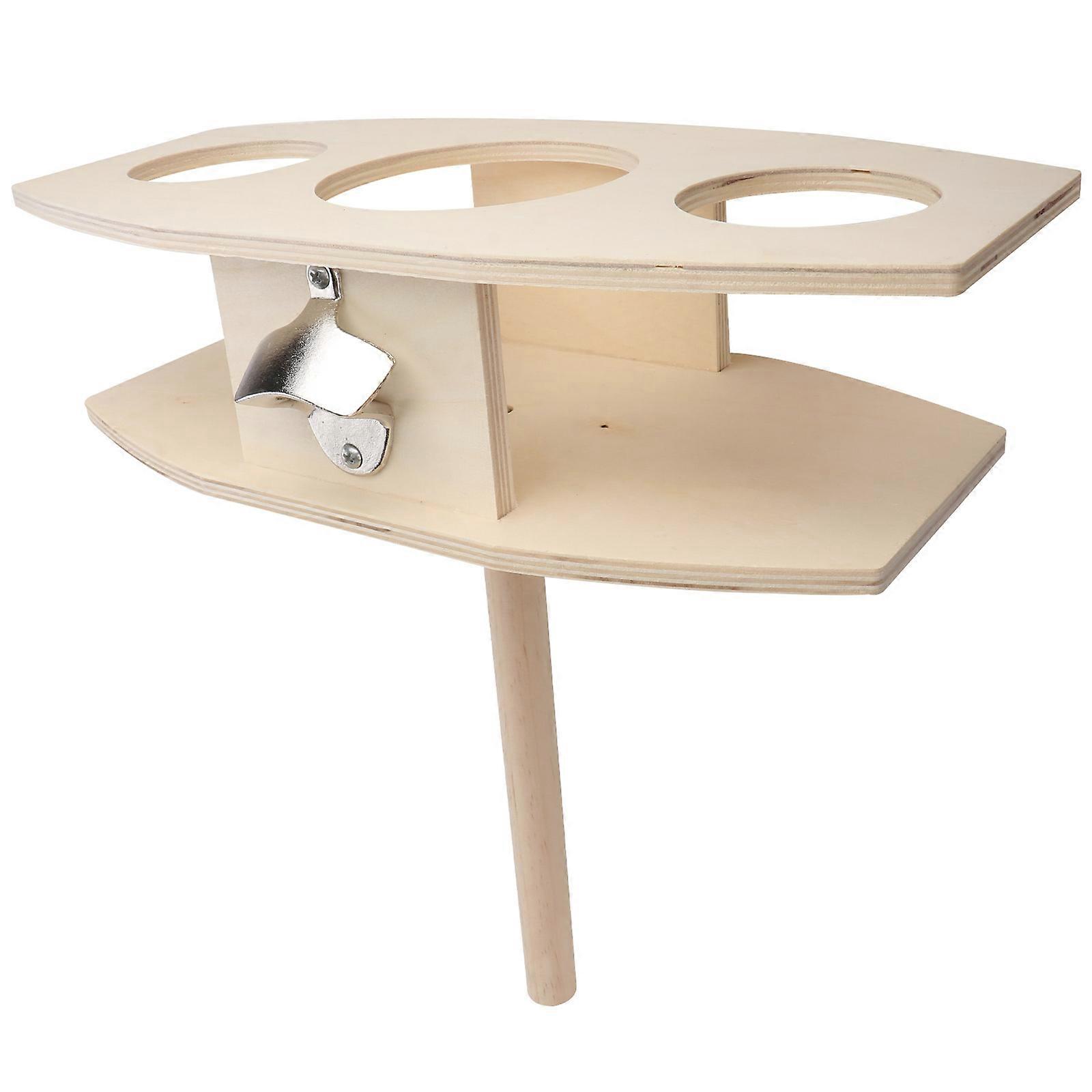 Paddle Beverage Rack Synthetic Material Simple Design with Details 1Set