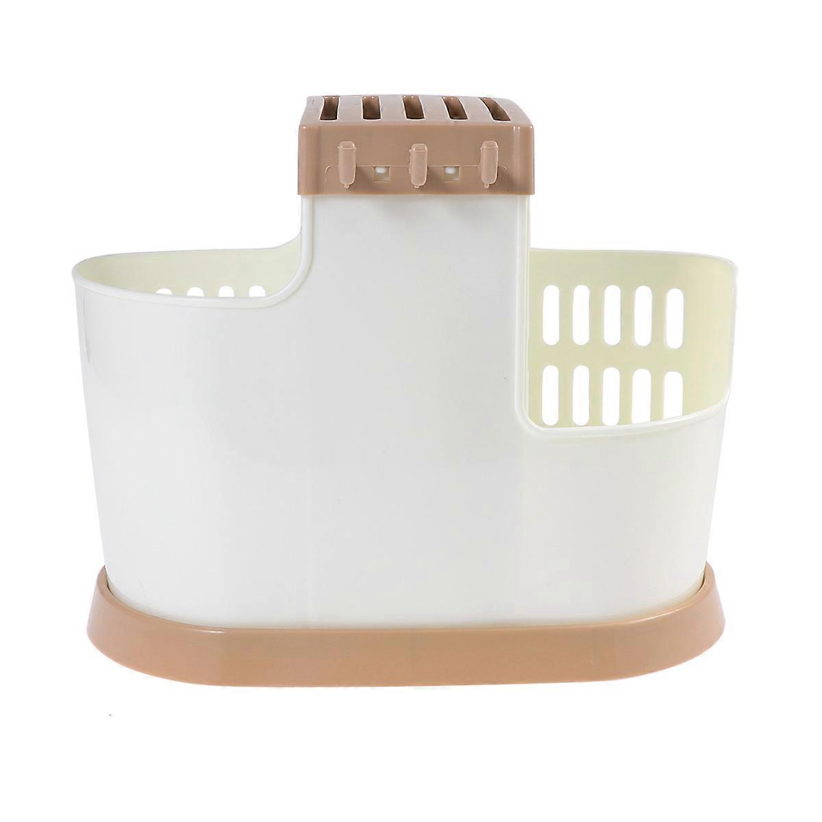 Kitchen Chopsticks Holder Spoon Storage Rack for Kitchen Use White