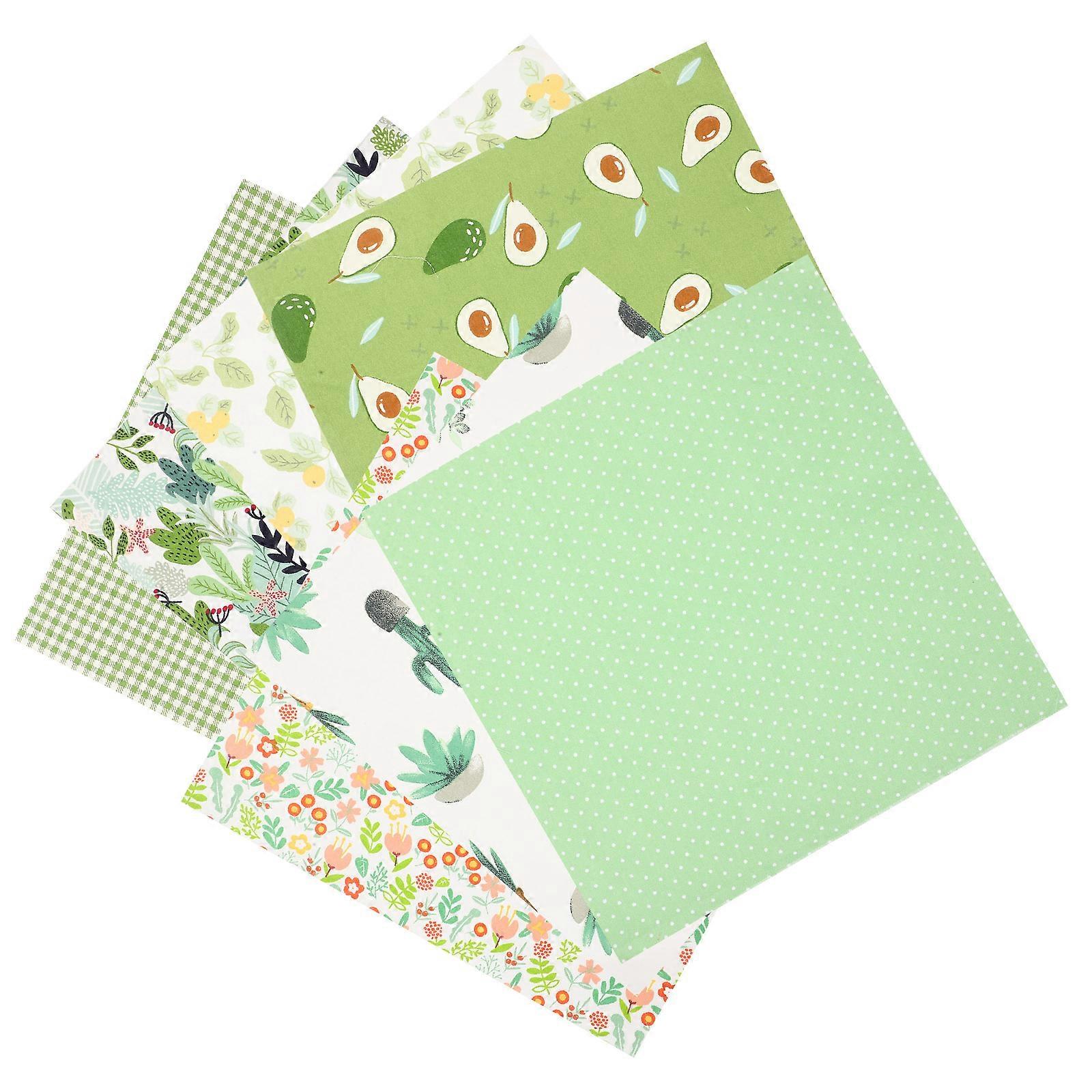 Pre Cut Quilting Squares Cotton Sheets For Crafts Diy Craft Making Patchwork 7Pcs