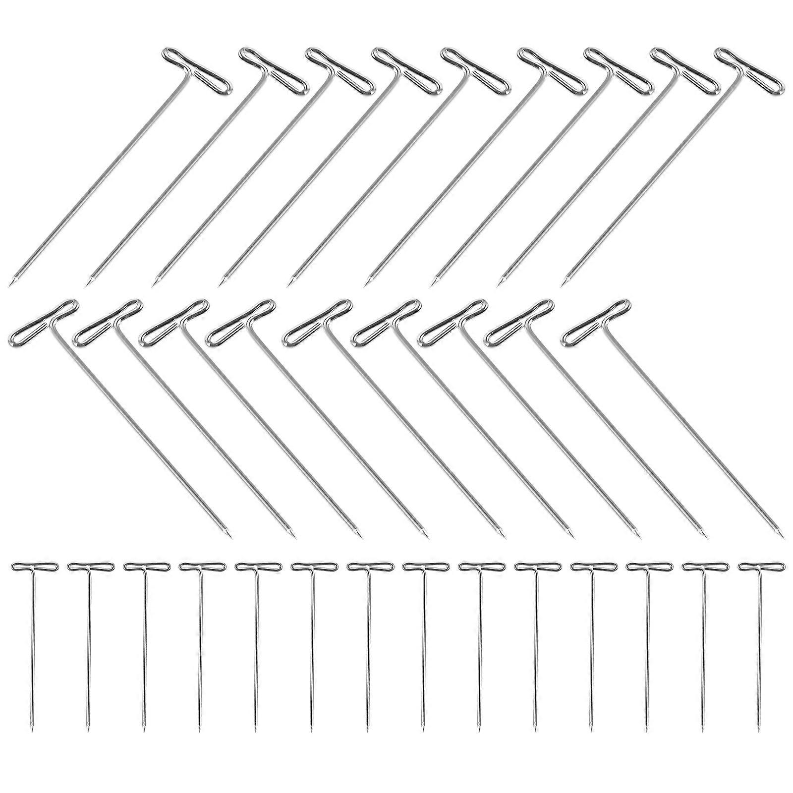 T Shaped Sewing Needle Accessories for Daily Use Blocking 100Pcs