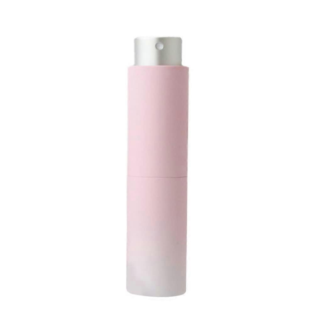 Refillable Travel Perfume Atomizer 8ml Pink with Leakproof TwisttoOpen Fine Mist Spray