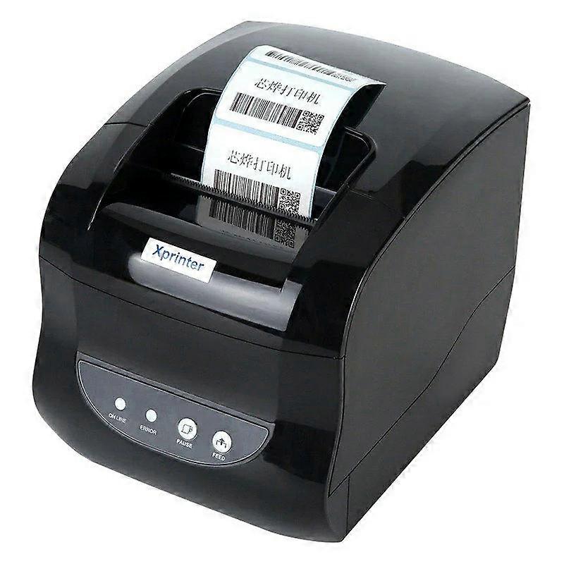 XPRINTER XP-365B 20-80mm QR Code Barcode Label Printer Thermal Self-adhesive Label Printer