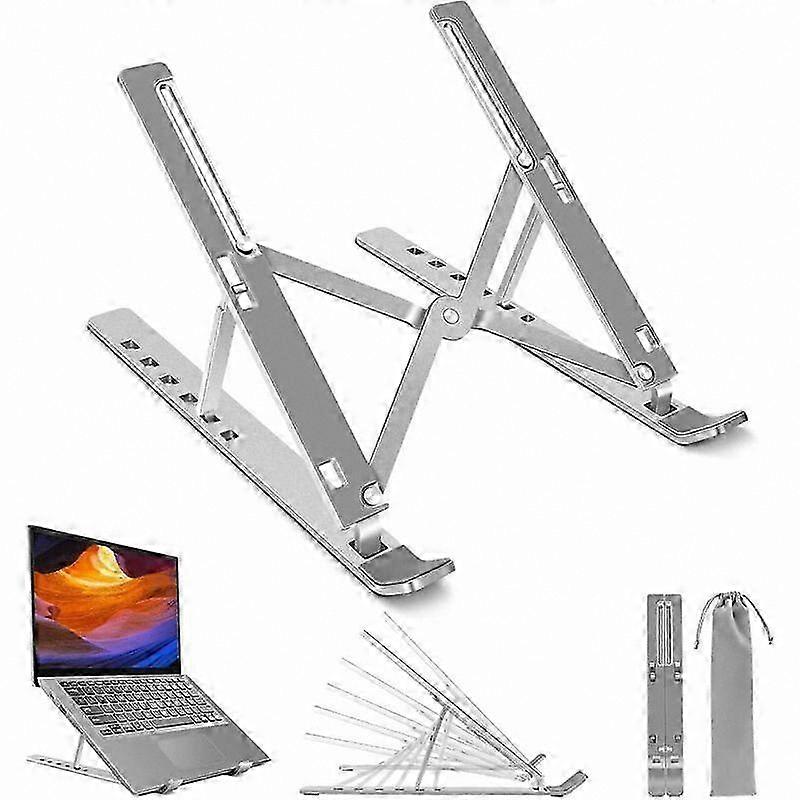 Adjustable Laptop Stand, Aluminum Alloy Computer Stand for Desk Use