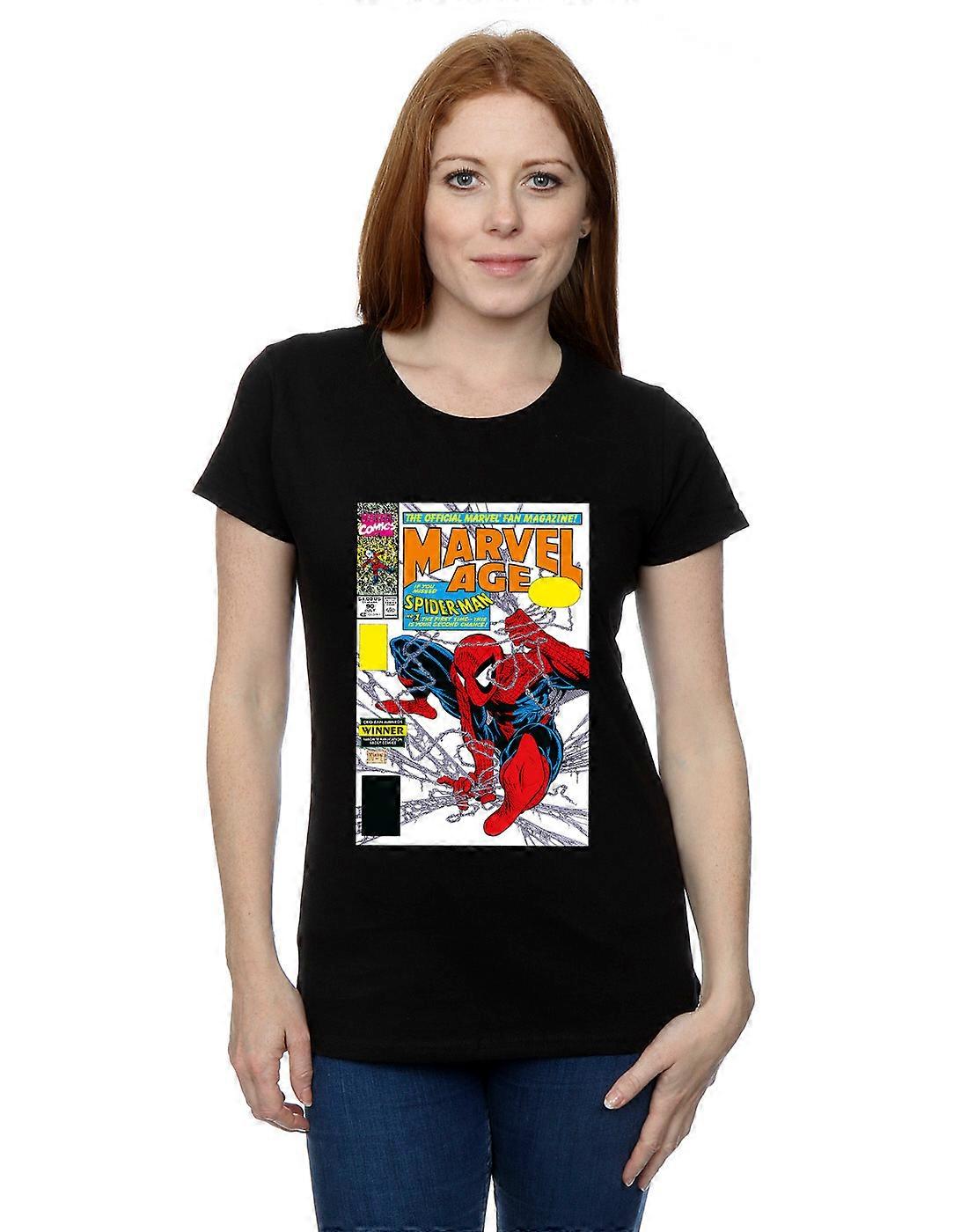 Marvel Women's Spider-Man Marvel Age Comic Cover Tričko