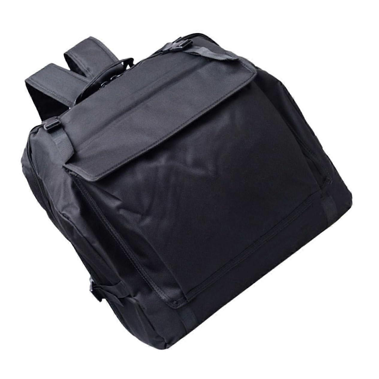 Accordion Case with Padded Protection, Multiple Compartments and Adjustable Shoulder Straps