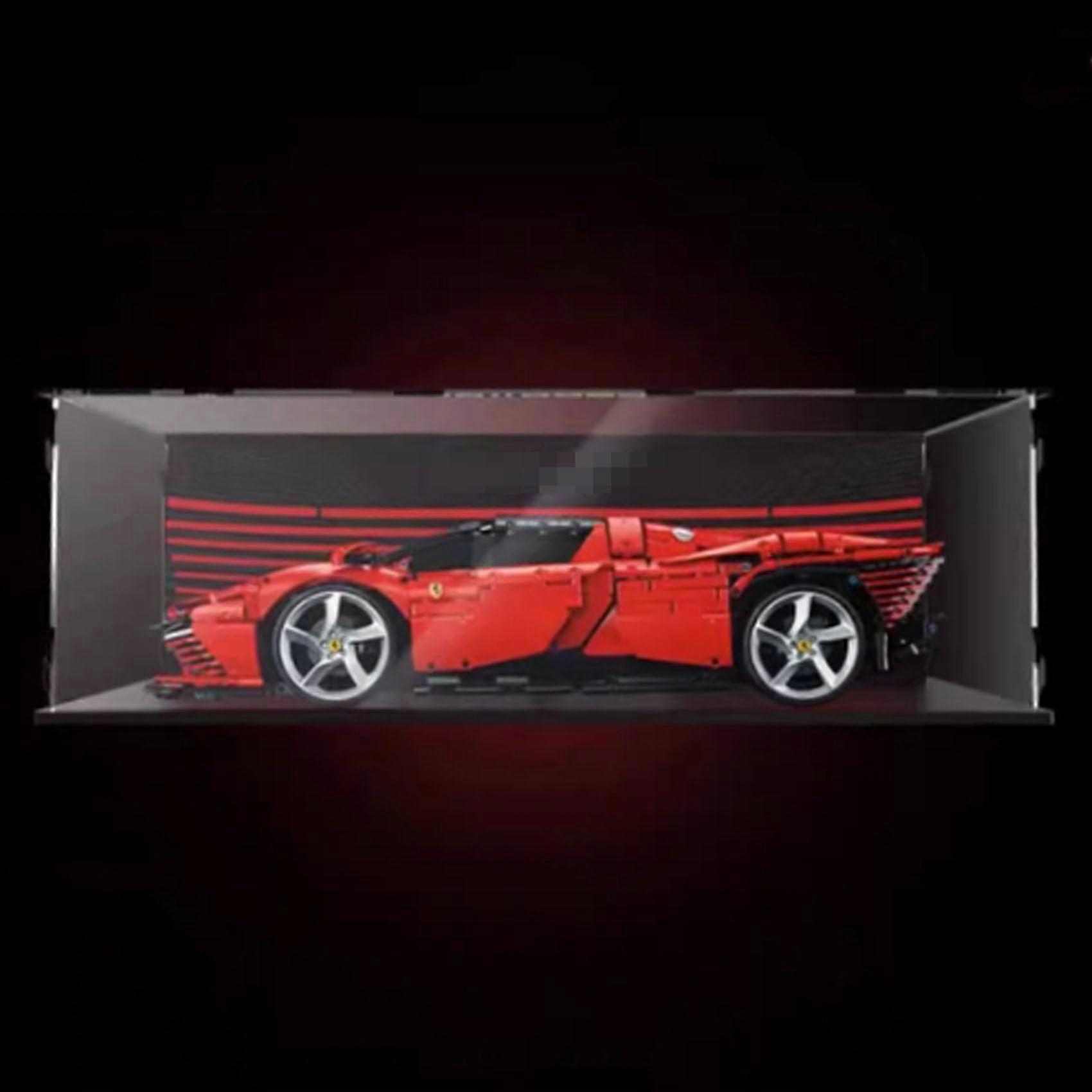 Acrylic Display Case for  42143 Car Model, Dustproof Clear Box with Crystal Visibility