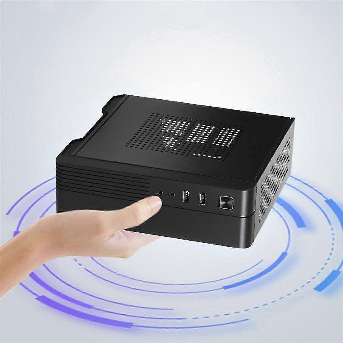 4X MX02 Mini ITX Computer Case HTPC Host Chassis USB2.0 ITX Enclosure Industrial Control Chassis for