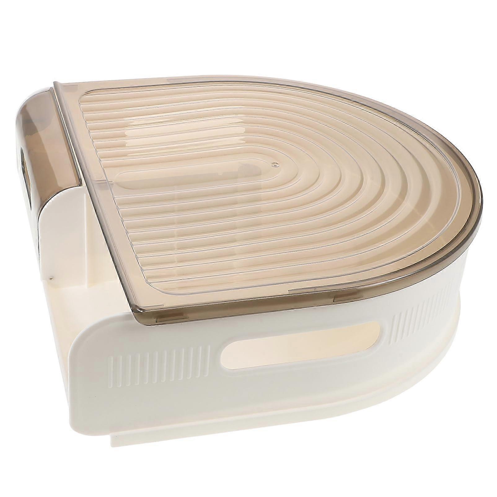 Refrigerator Egg Holder with Automatic Rolling Design and Transparent View, AntiCollision Slots