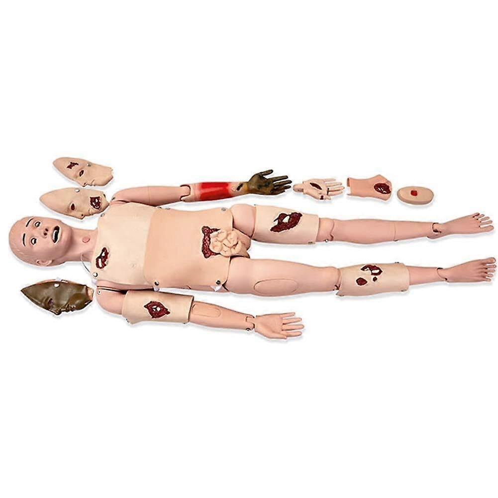 Nursing Training Manikin Full Body with Removable Trauma Modules for Realistic Patient Care Simulation