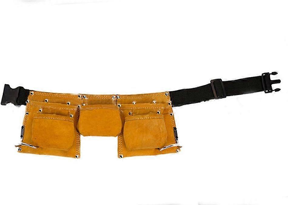 Tool Belt Multi-Use Leather Adjustable Tool Belt for Kids - Tool Pouch