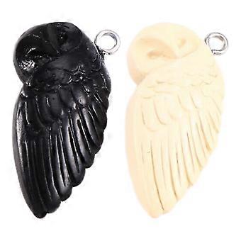 Uil hanger ketting dier patroon paar ketting hanger hanger accessoires bijpassende ketting