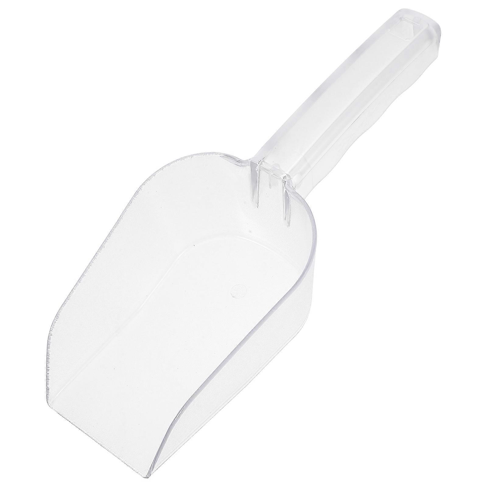 Ice Scoop Transparent Kitchen Tool 27.5X11X6CM Anti-rust 1Pack