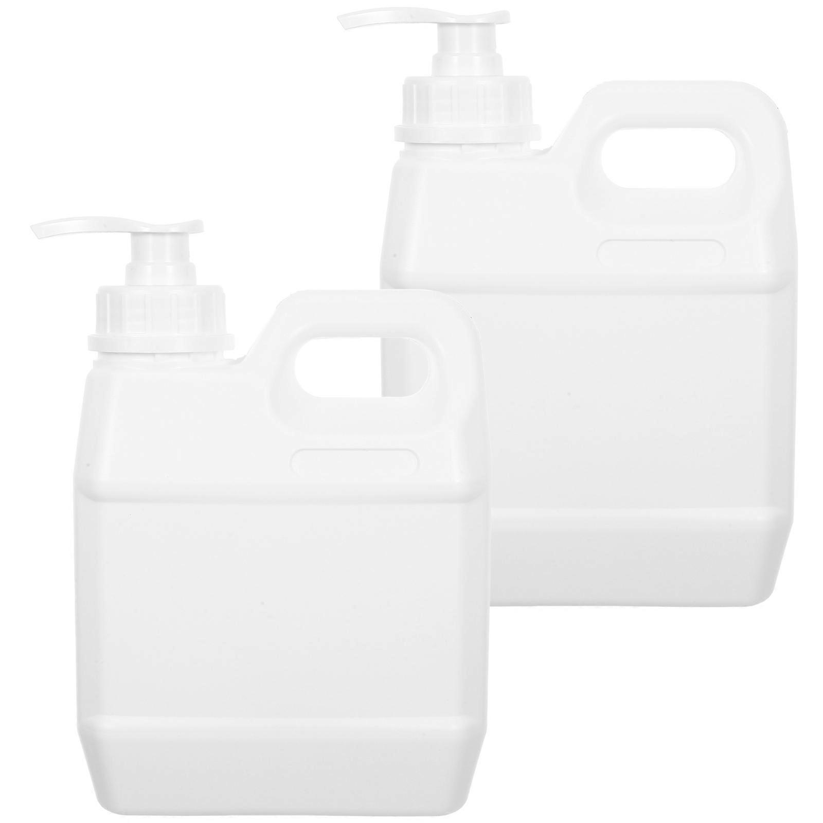 Bottle with Pump Sterilization Liquid Pump Bottles for Storage 2Pcs