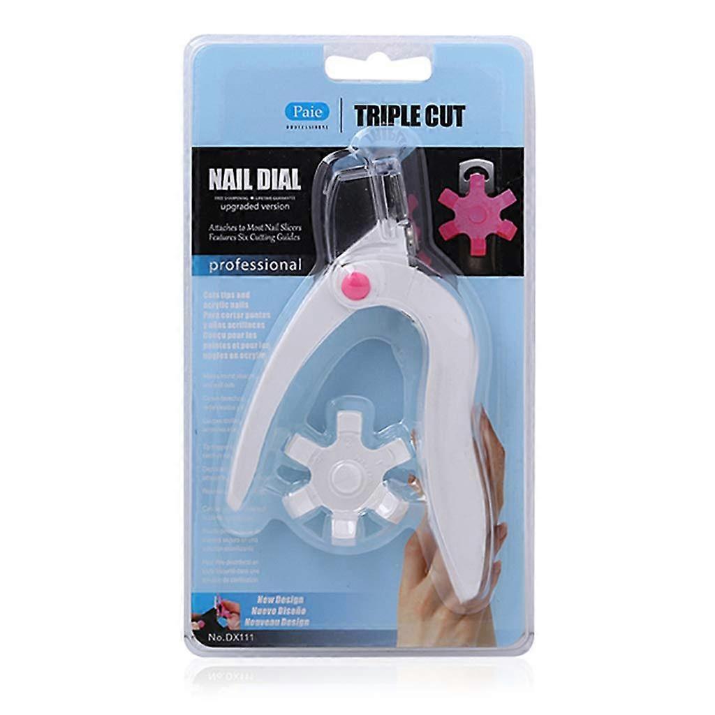 Professional Acrylic Nail Edge Cutter with Precise Cutting for Thick False Tips and Manicure