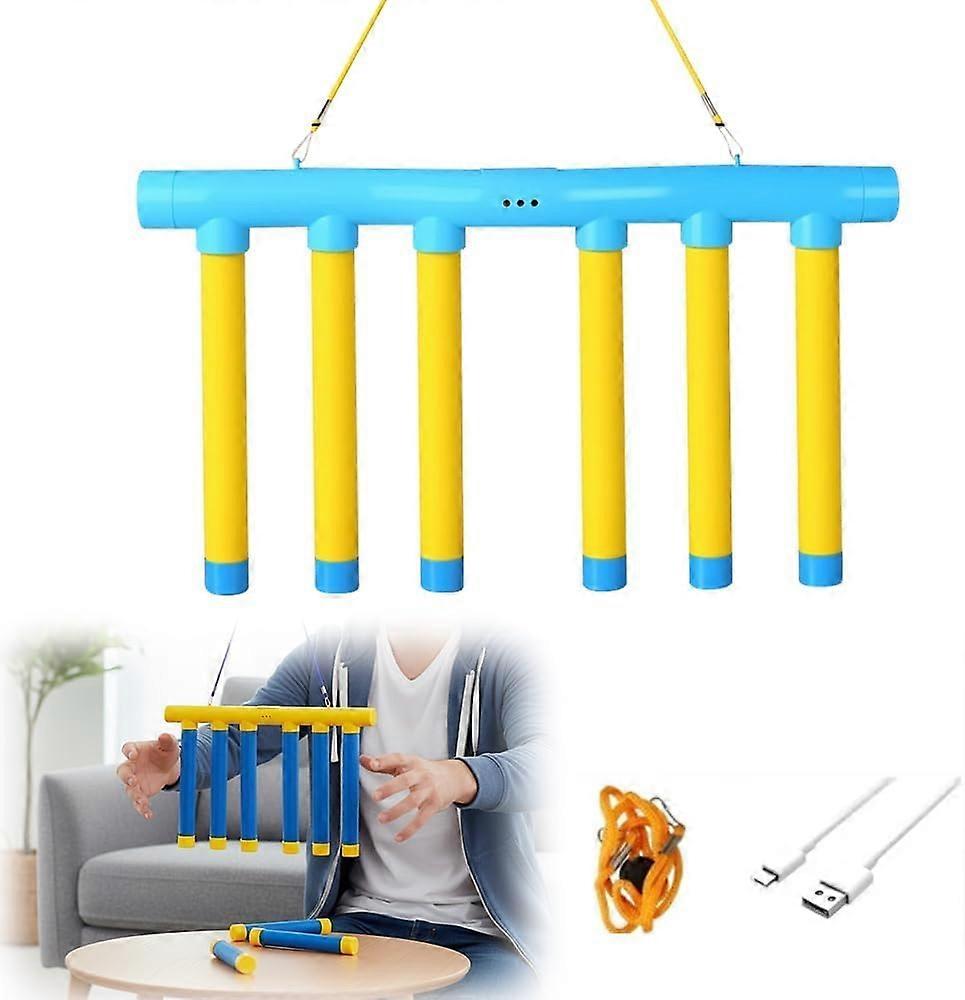 Reflex Training Game with Adjustable Speed Modes, Hand Eye Coordination Practice Set, Yellow